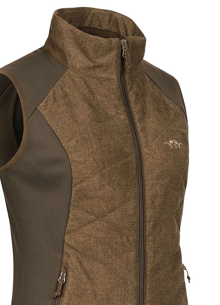 BLASER Damen Fleece Weste Kora Detailansicht