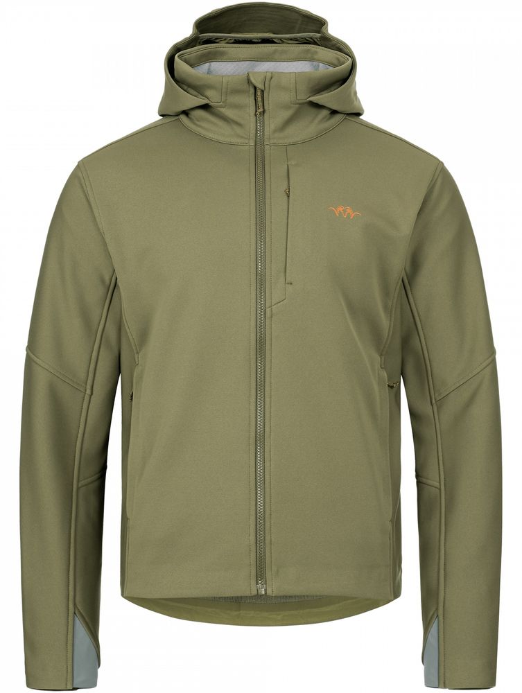 Blaser Tranquility Softshellljacke Dunkel Oliv Front