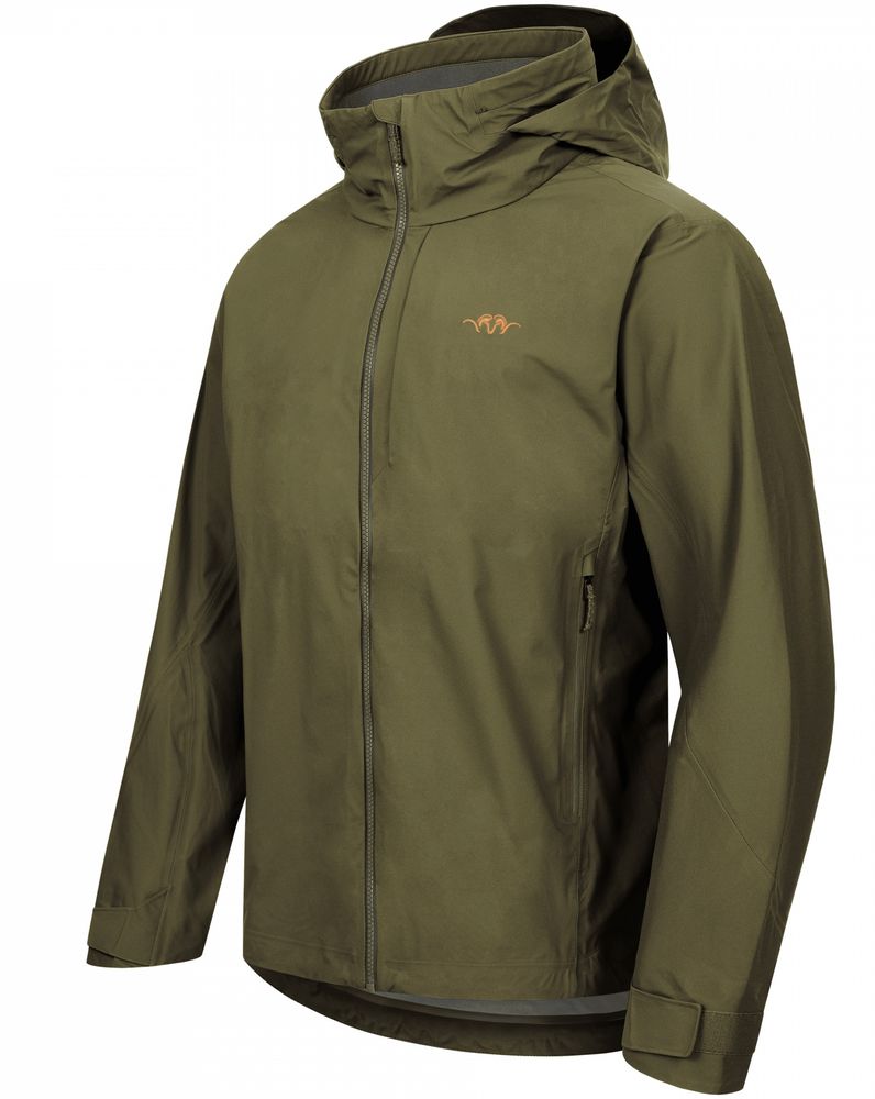 BLASER-Venture-3L-Jacke-in-Dunkel-Oliv-seitlich-links BLASER Venture 3L Jacke in Dunkel Oliv seitlich links