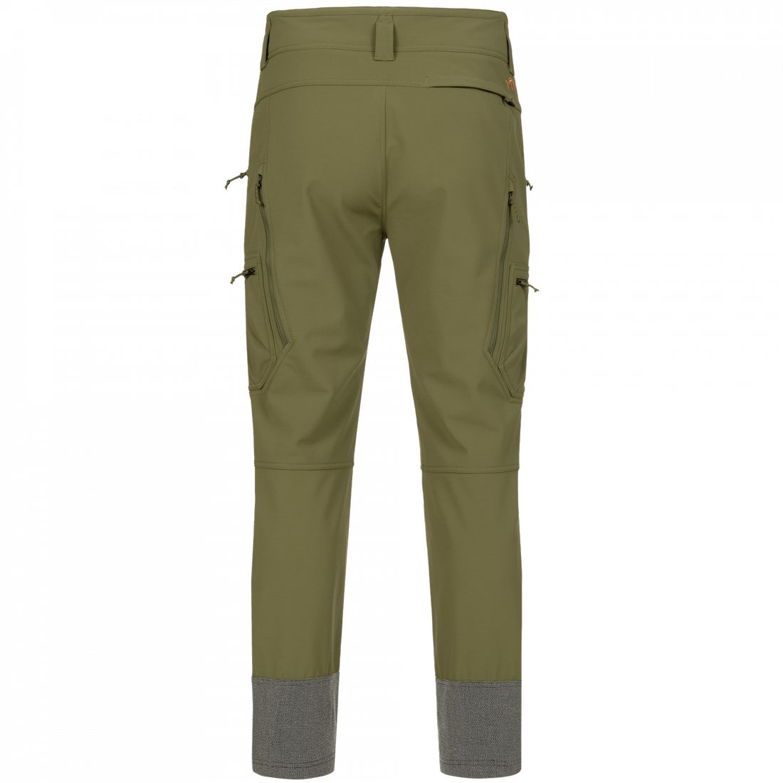 BLASER Tackle Softshell Hose Herren in dunkel oliv Rückseite