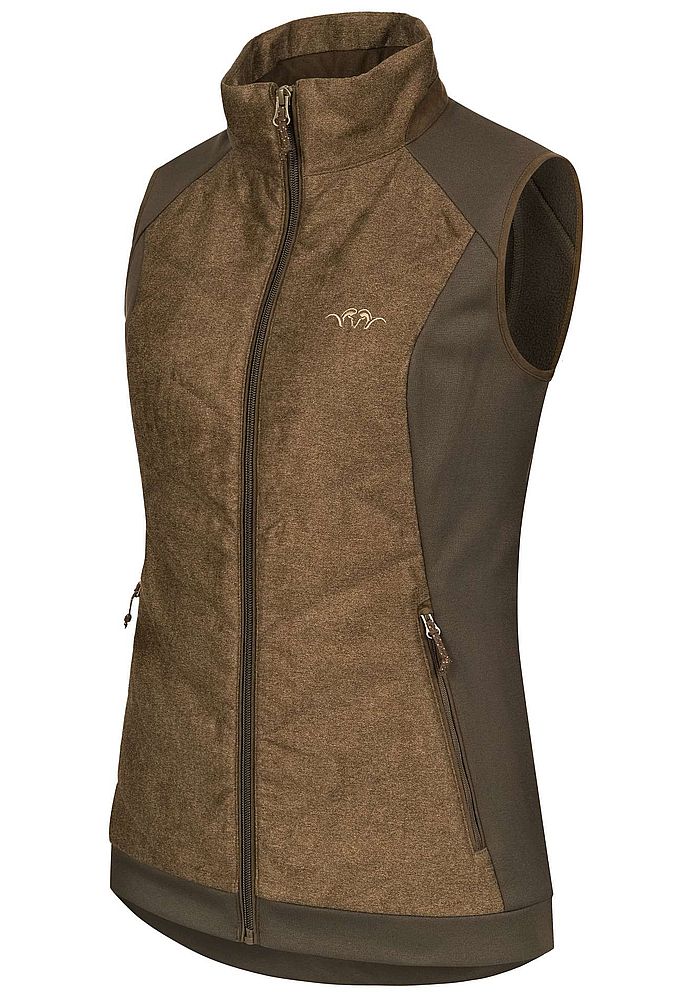 BLASER Damen Fleece Weste Kora seitlich links