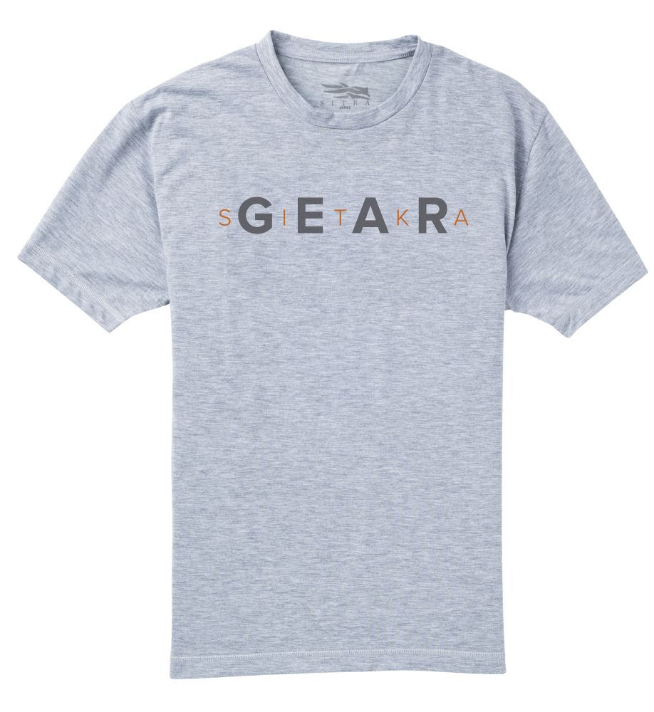 SITKA GEAR T-Shirt Heather Grey Kurzarm