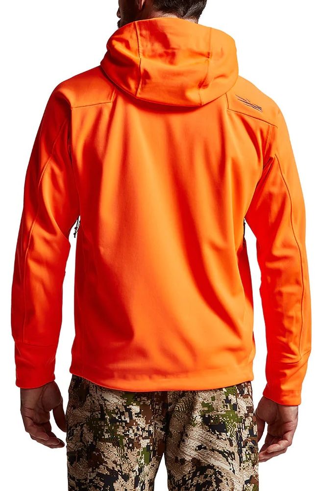 SITKA Jetstream Jacke in Blaze Orange Rücken