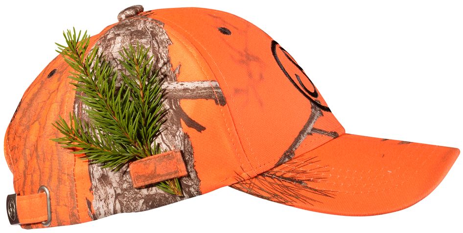 SAUER Camo Cap orange Seitenansicht
