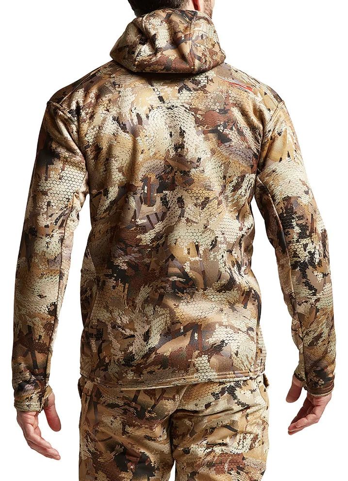 SITKA Traverse Hoody in Waterfowl Marsh Rückenbereich