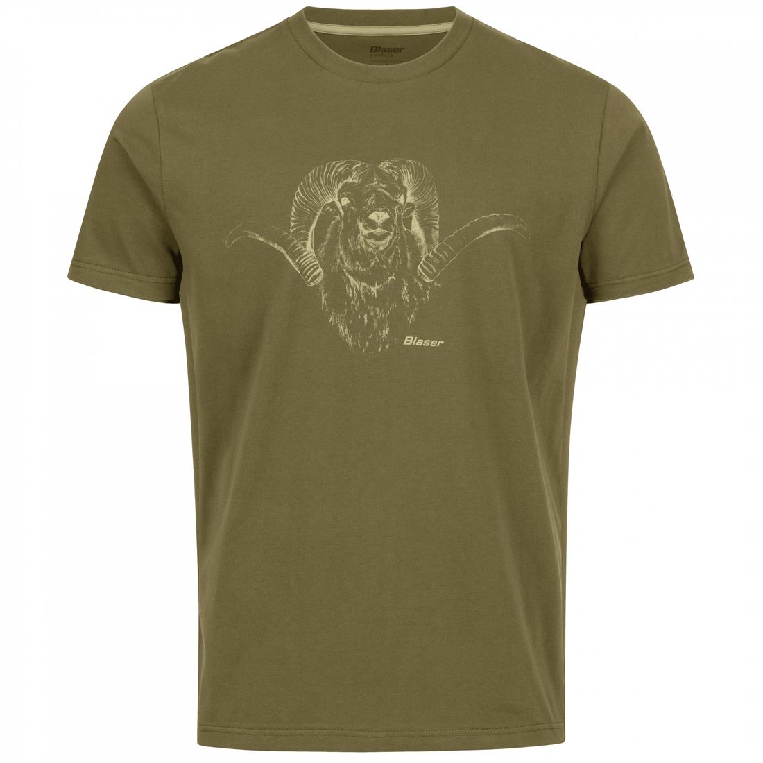 BLASER Herren T-Shirt Maurice in dunkel oliv