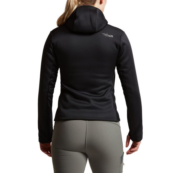 SITKA Damen Traverse Hoody in SITKA black Rücken