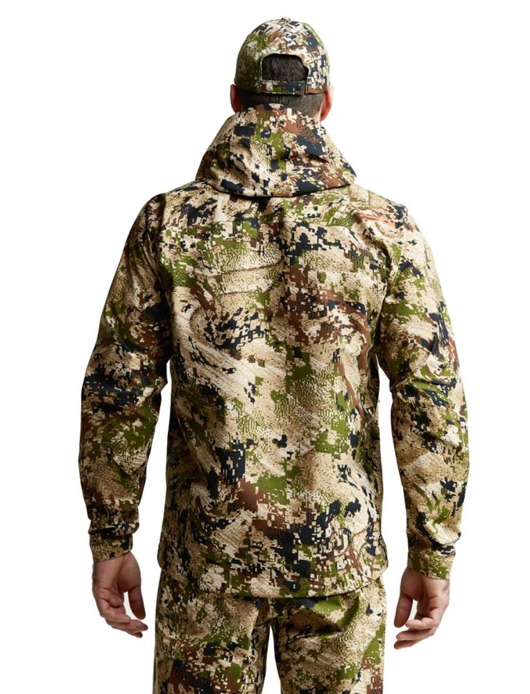 Sitka Gear Dew Point Jacke in Subalpine Rückansicht