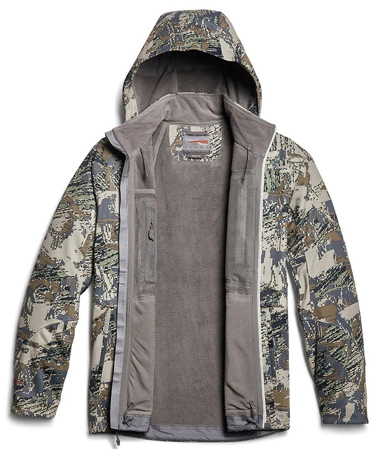 SITKA Jetstream Jacke in Open Country Innenansicht