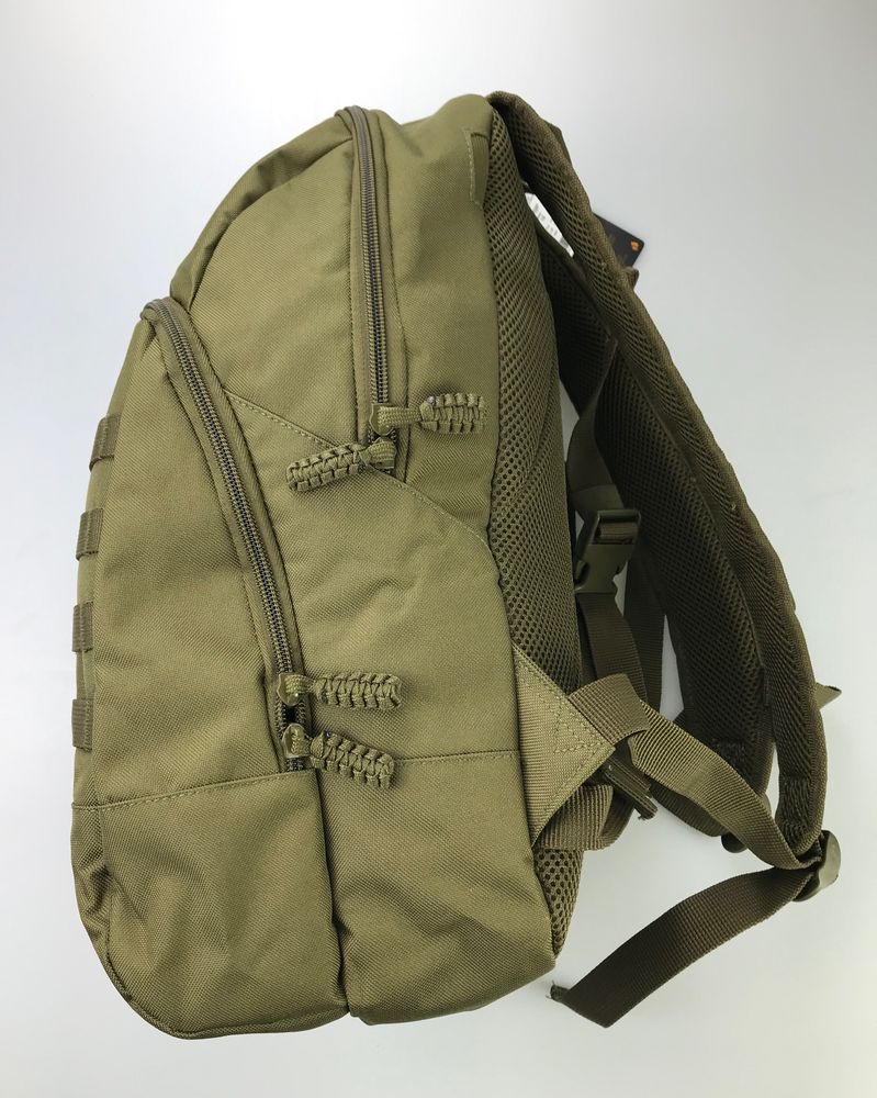 PULSAR Rucksack 15 in oliv Seitenansicht