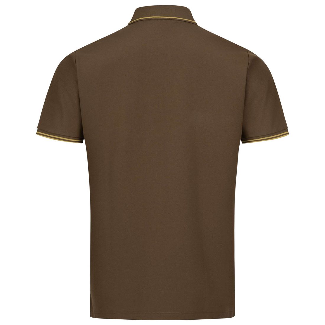 BLASER Herren Polo Shirt 22 dunkelbraun Rücken