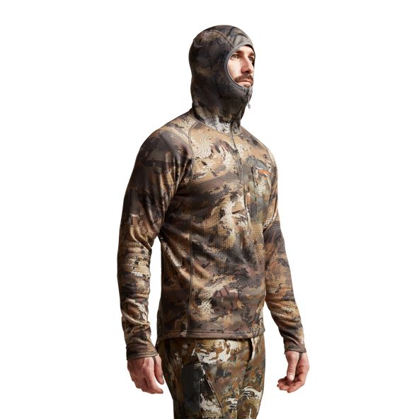 SITKA Grinder Hoody in Waterfowl Timber mit Kapuze