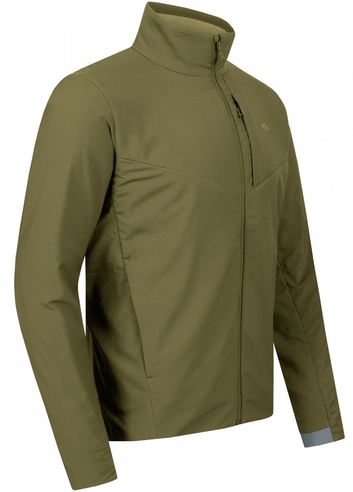 BLASER-Alpha-Stretch-Jacke-Herren-Dunkel-Oliv-3 BLASER Alpha Stretch Jacke Herren in dunkel oliv seitlich rechts