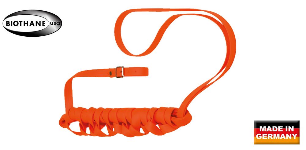 AKAH-BioThane-Schweissleine-mit-Lederstopper-1 AKAH BioThane Schweißleine mit Lederstopper