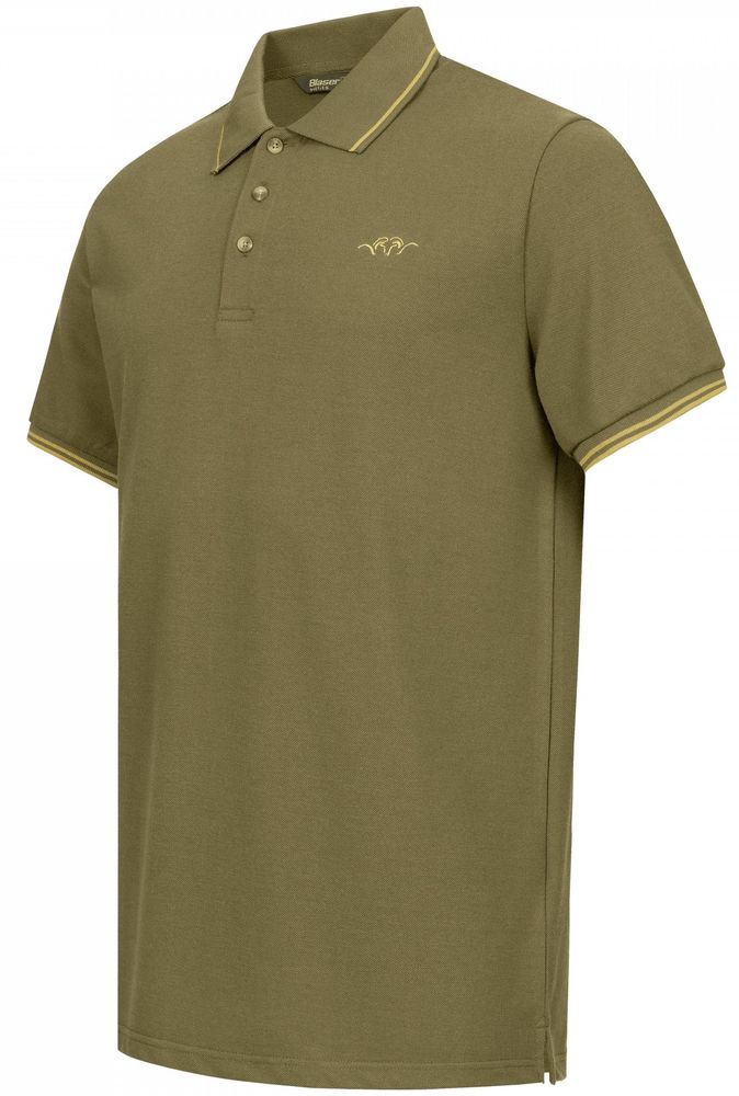 BLASER-Herren-Poloshirt-22-dunkel-oliv-2 BLASER Herren Poloshirt 22 dunkel oliv seitlich links