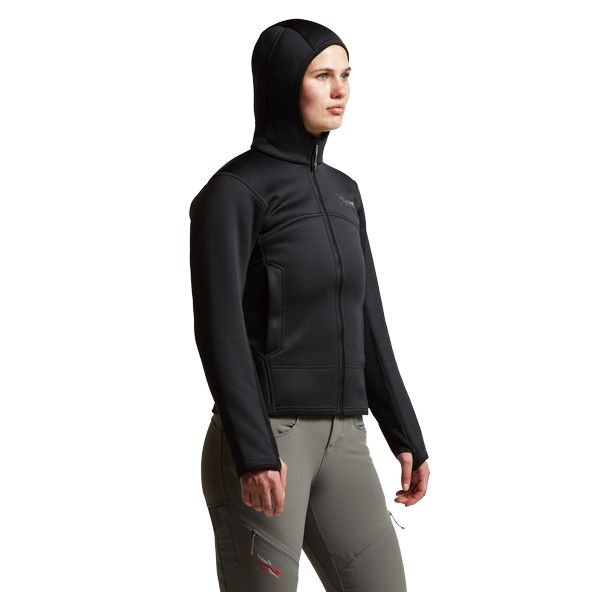 SITKA Damen Traverse Hoody in SITKA black seitlich