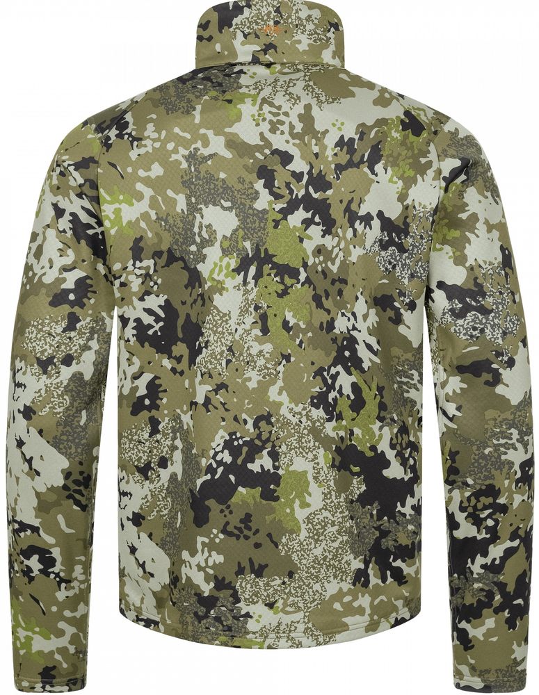 BLASER Drain Midlayer HalfZip Herren in HunTec Camo Rückenbereich