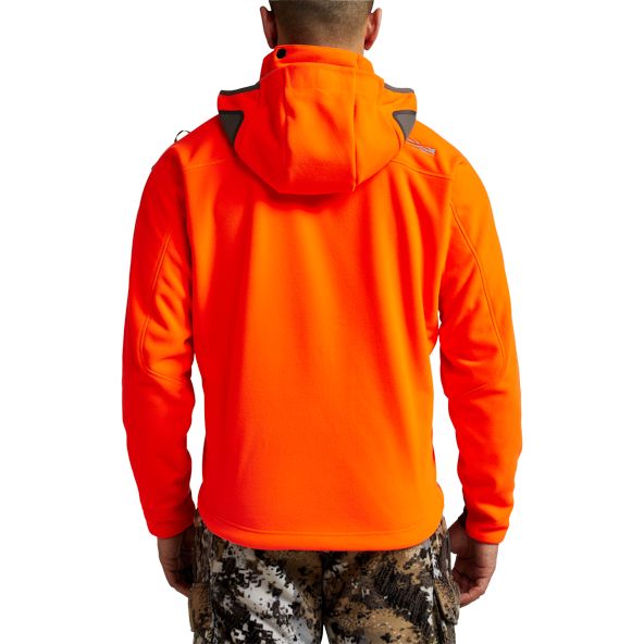 SITKA Stratus Windstopper Jacke NEU blaze orange Rückansicht