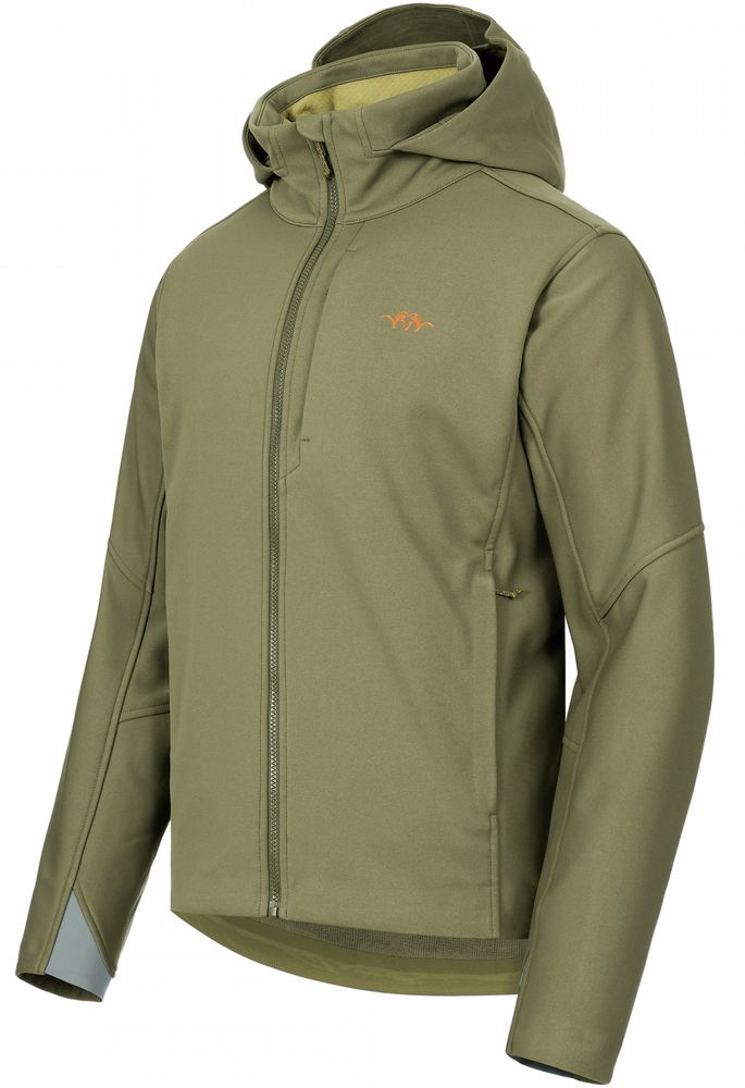 Blaser Tranquility Softshellljacke Dunkel Oliv links