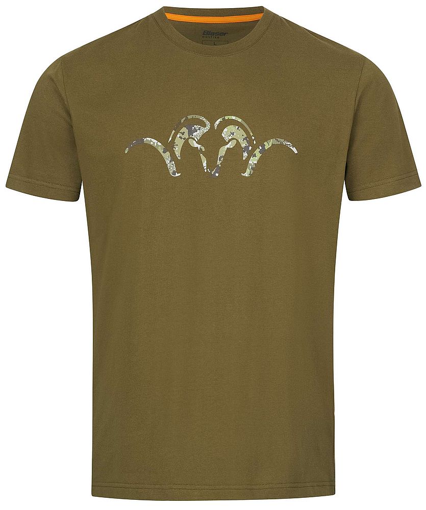 BLASER Herren ARGALI T-Shirt in dunkel oliv Vorderseite