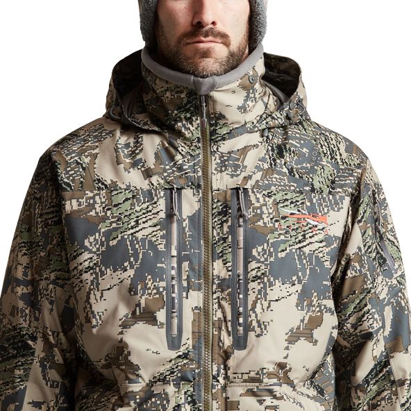 SITKA Blizzard Aerolite Parka Detailansicht Front