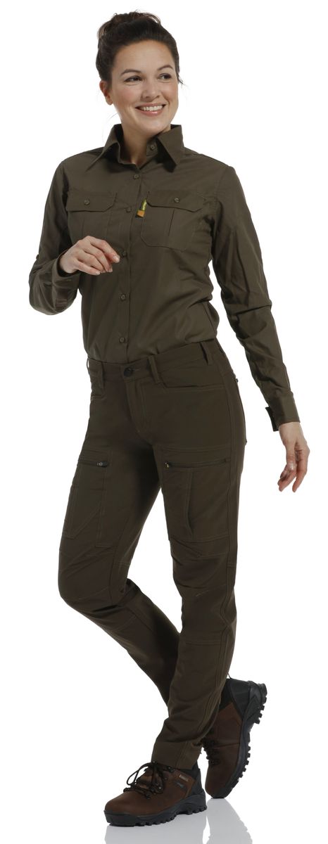 ROVINCE-Savanna-Stretch-Zeckenschutzhose-Damen-angezogen-2