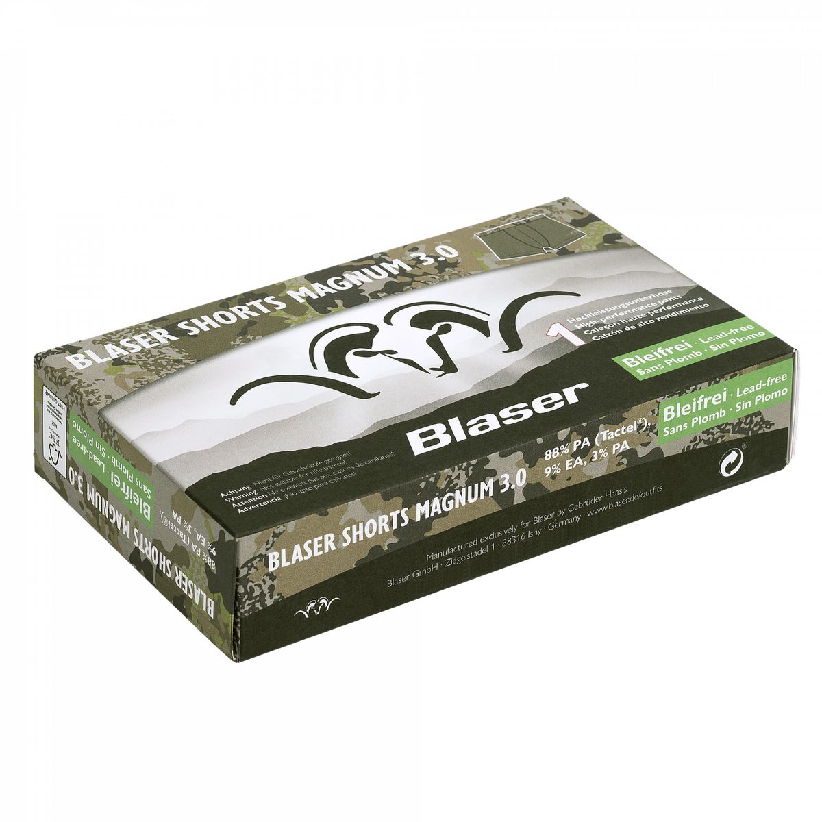 BLASER Shorts Magnum 3.0 in der Verpackung