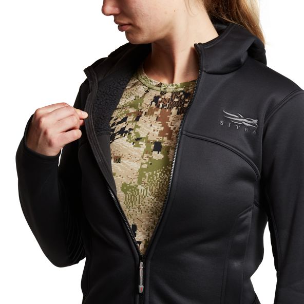 SITKA Damen Traverse Hoody in SITKA black Detail