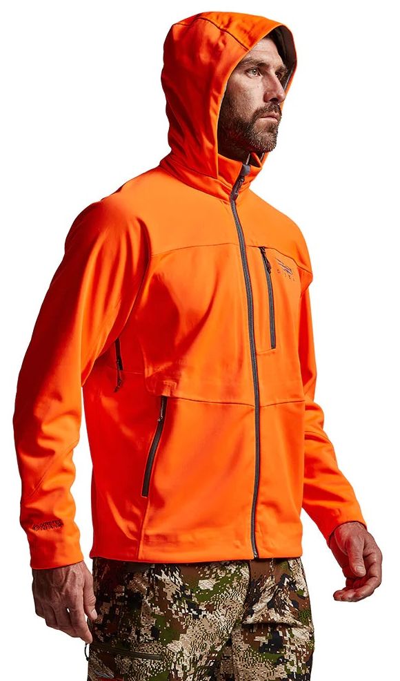 SITKA Jetstream Jacke in Blaze Orange Kapuze