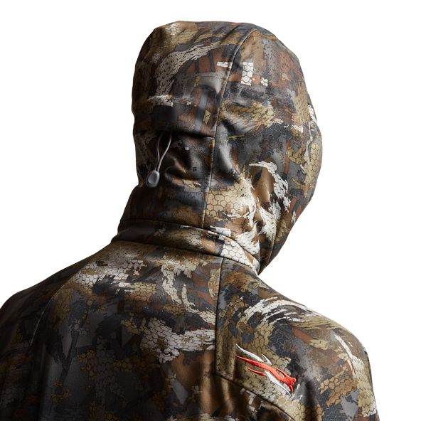 SITKA Jetstream Jacke in Waterfowl Timber Detailansicht