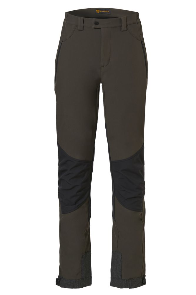 ROVINCE Softshell-Hose Winter Herren oliv Vorderseite