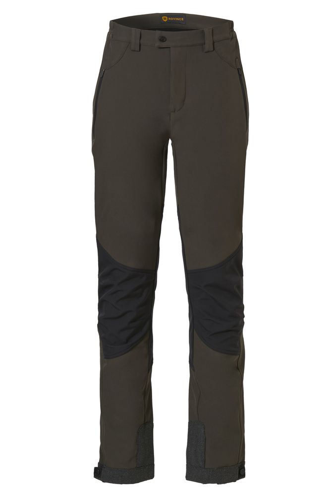 ROVINCE Softshell-Hose Winter Herren oliv Vorderseite