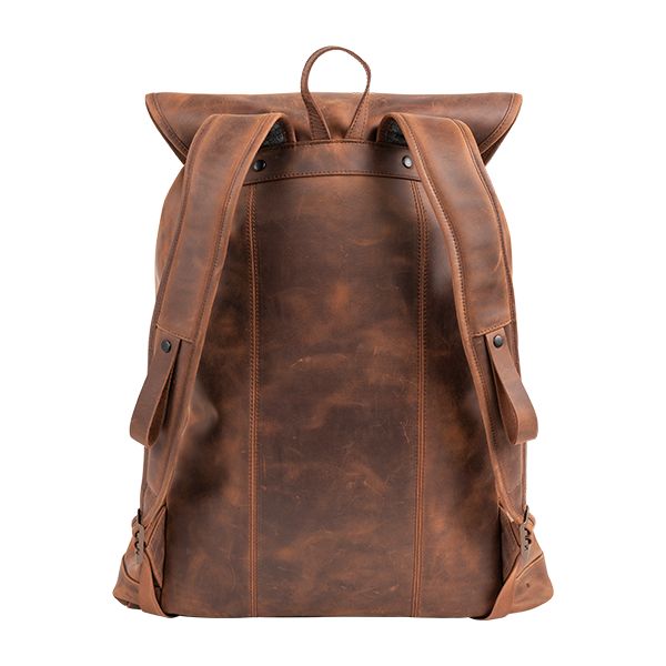 Sauer Rucksack aus Leder Rückenauflage