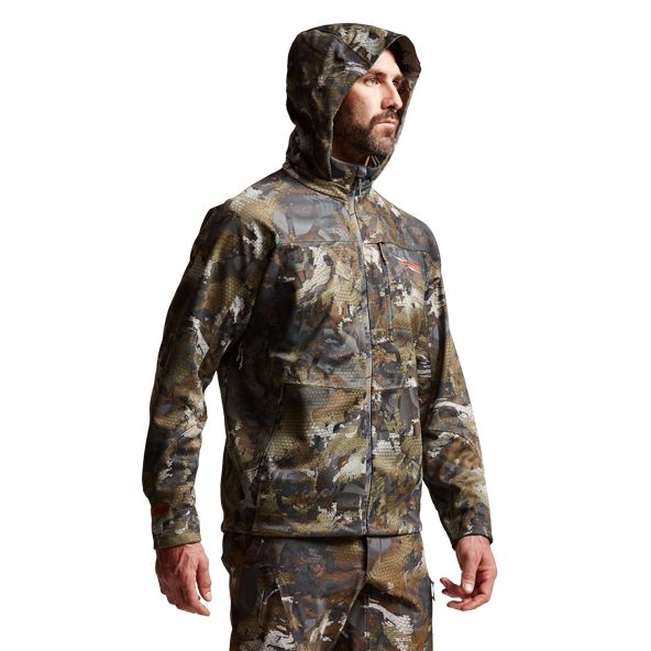 SITKA Jetstream Jacke in Waterfowl Timber mit Kapuze