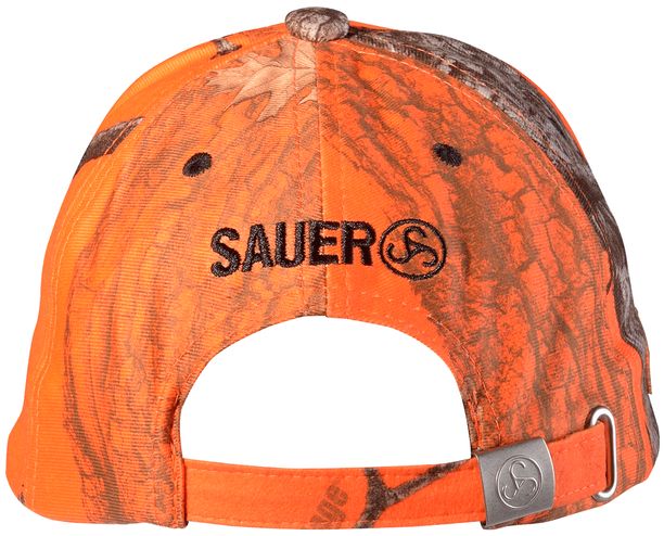 SAUER Camo Cap orange Rückansicht