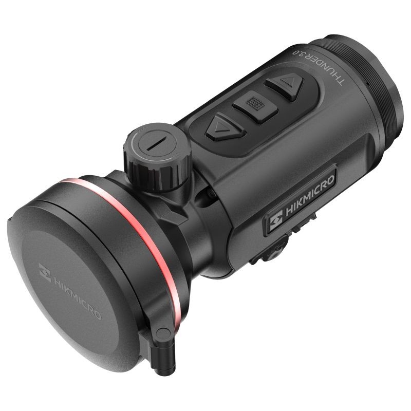 HIKMICRO Thunder TQ50CL 3.0 seitlich von oben auf die Bedientasten
