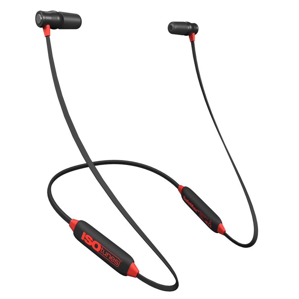 ISOTUNES XTRA 2.0 Bluetooth Kopfhörer, Gehörschutz in safety red