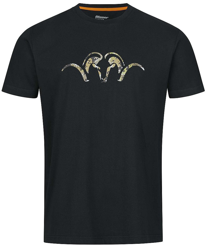 BLASER-Herren-ARGALI-T-Shirt-in-schwarz-Vorderseite BLASER Herren ARGALI T-Shirt in schwarz