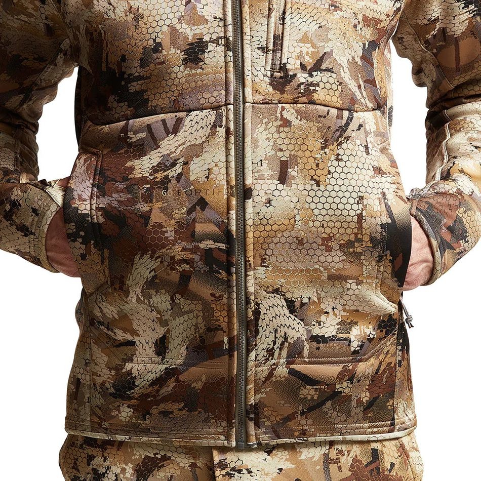 SITKA Traverse Hoody in Waterfowl Marsh Seitentaschen