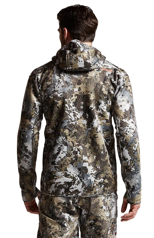 SITKA Traverse Hoody in Elevated II Rückenbereich