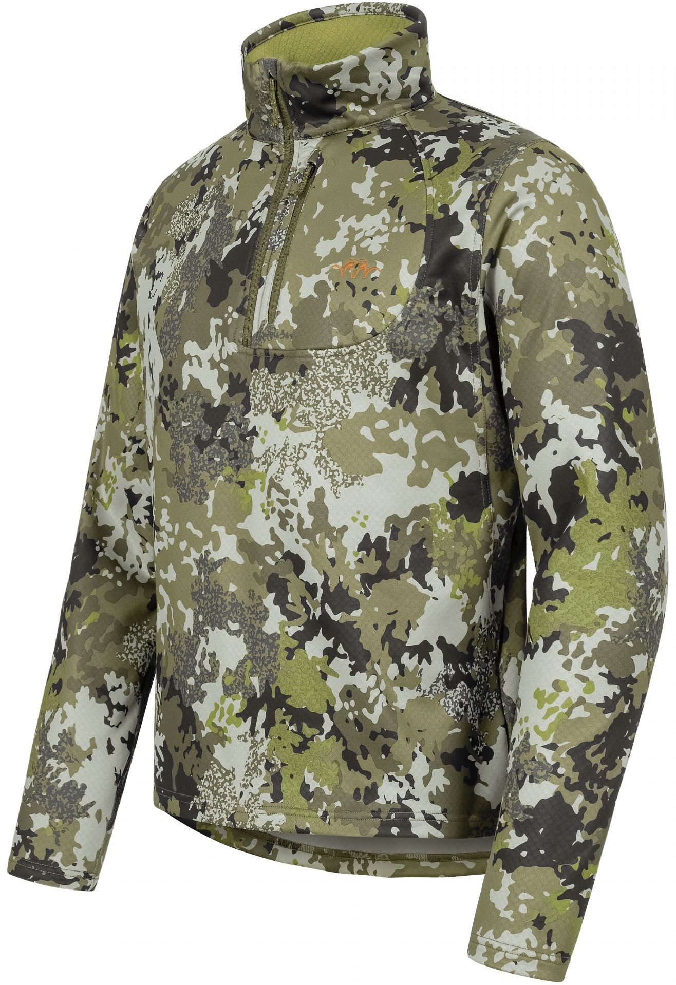 BLASER Drain Midlayer HalfZip Herren in HuinTec Camo links