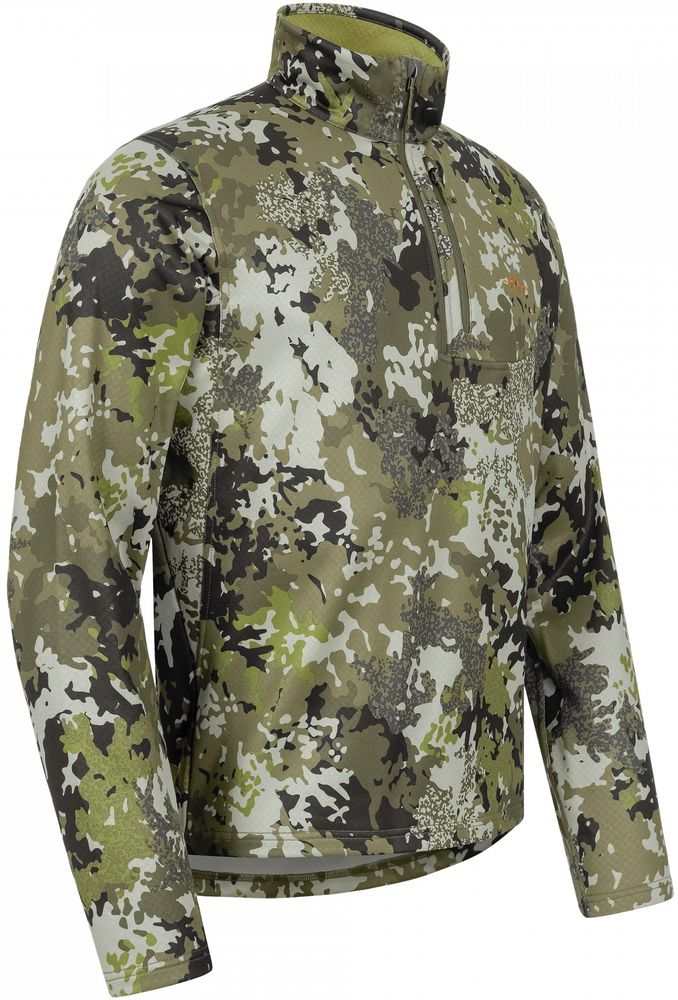 BLASER Drain Midlayer HalfZip Herren HunTec Camo rechts