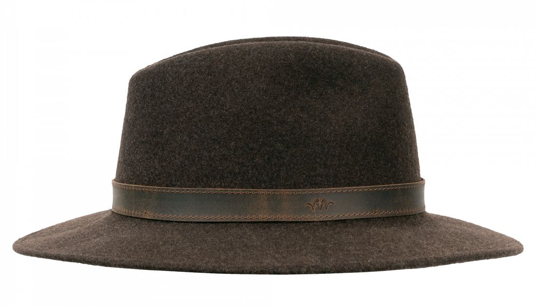 BLASER-Traveller-Hut-2 BLASER Traveller Hut in dunkelbraun Seitenansicht