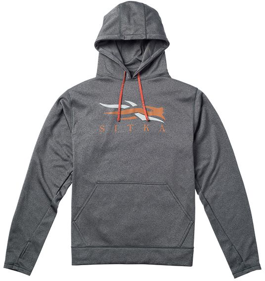 SITKA-Logo-Kapuzenpulli-in-lead SITKA Logo Hoody in Lead
