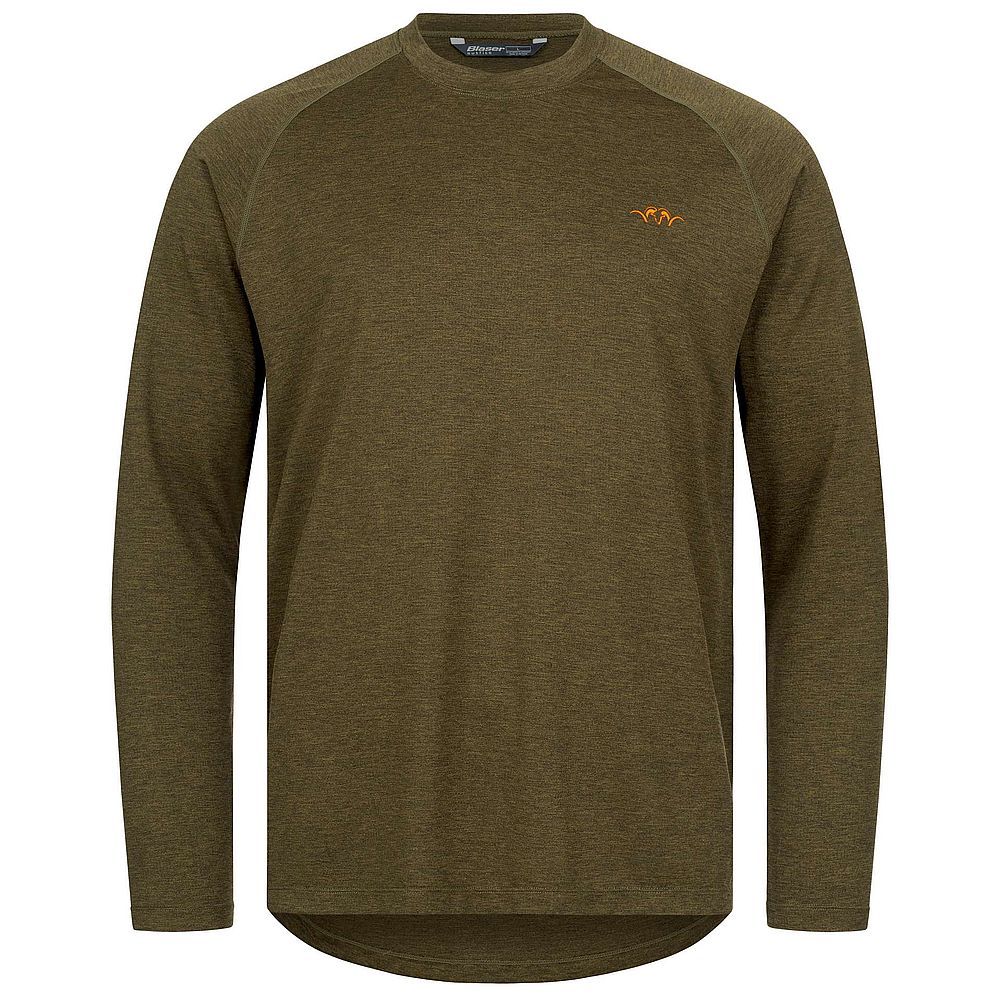 BLASER Herren Tech LS Shirt 23 in dunkel oliv