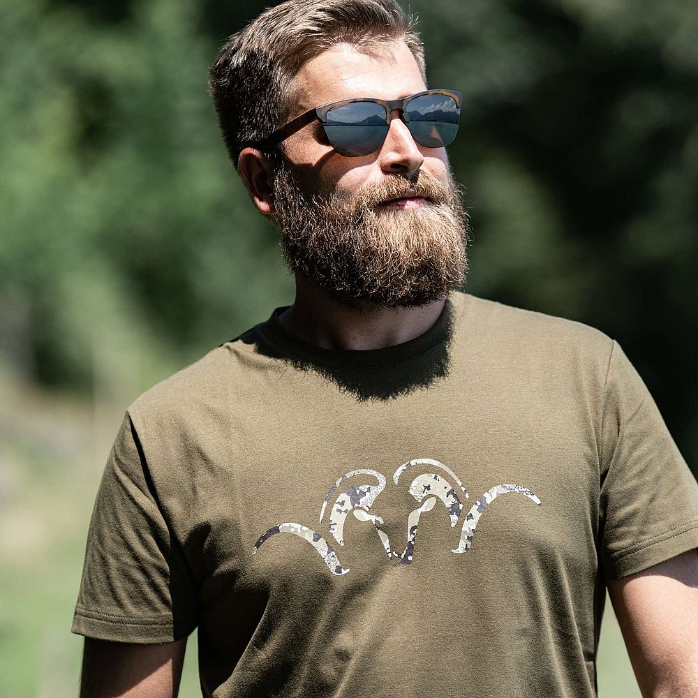 BLASER Herren ARGALI T-Shirt in dunkel oliv