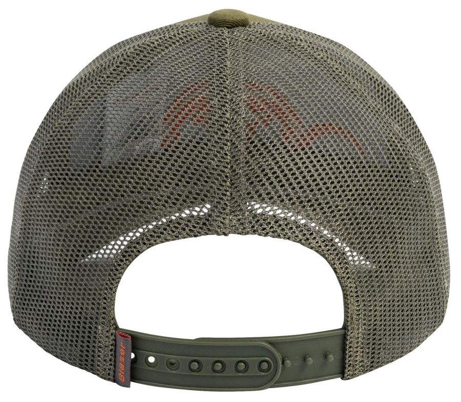 BLASER HunTec Trucker Kappe in dunkel oliv Hinterkopf