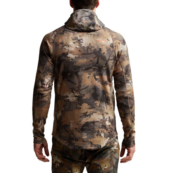 SITKA Grinder Hoody in Waterfowl Timber Rückenbereich