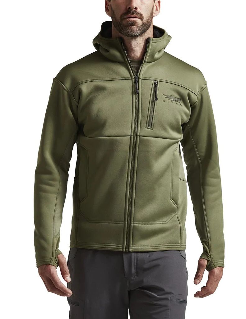 SITKA Traverse Hoody in Dusty Olive Detailansicht