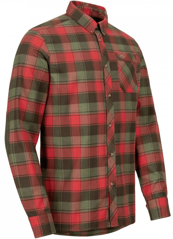 BLASER-Hemd-Theodor-rot-dunkelgr-n-kariert-3 BLASER Hemd Theodor rot/dunkelgrün kariert seitlich rechts